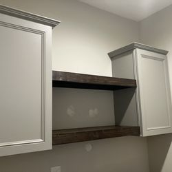 Pro Assist - Laundry Cabinets with crown and Custom shelves