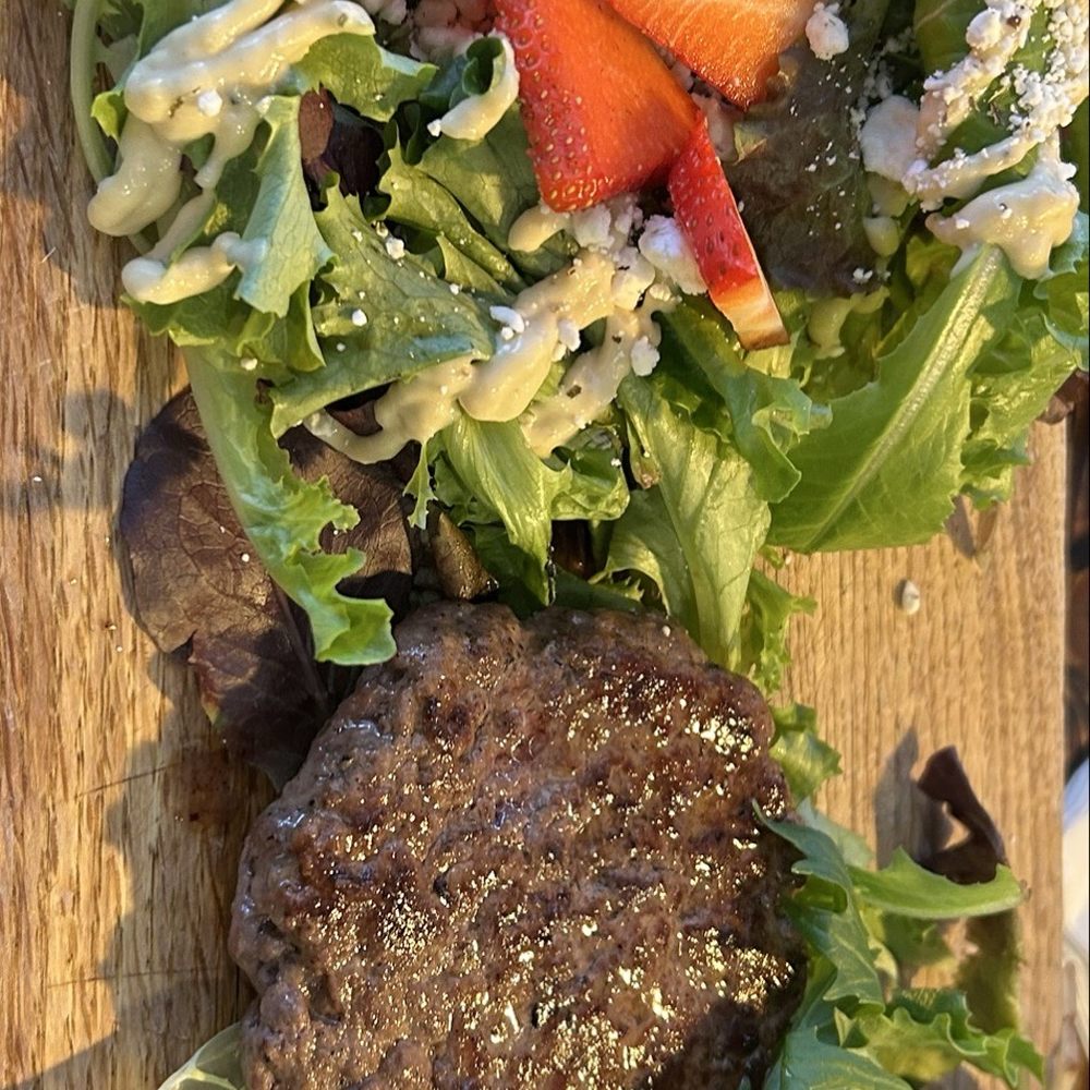 Game - Waygu with Seasonal Salad - Burgers Near Me - Louisville, Kentucky Game - Waygu with Seasonal Salad - Burgers Near Me - Louisville, Kentucky