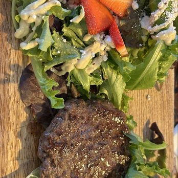 Game - Waygu with Seasonal Salad - Burgers Near Me - Louisville, Kentucky Game - Waygu with Seasonal Salad - Burgers Near Me - Louisville, Kentucky