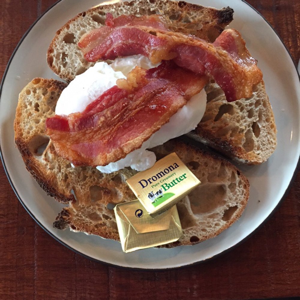 Established Coffee - Poached egg and bacon on toast! - Coffee & Tea Near Me - Belfast, BFS Established Coffee - Poached egg and bacon on toast! - Coffee & Tea Near Me - Belfast, BFS
