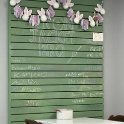 Iron Jacket BBQ - A fun photo of the interior decor!