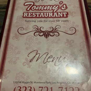 Tommy's Restaurant - Diners Near Me - Monterey Park, California Tommy's Restaurant - Diners Near Me - Monterey Park, California