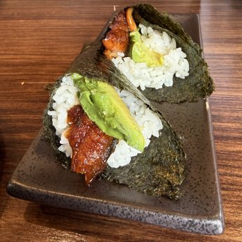 Nono Baru - Unagi avacado hand roll - Izakaya Near Me - San Francisco, California Nono Baru - Unagi avacado hand roll - Izakaya Near Me - San Francisco, California