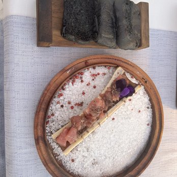 Sunset Monalisa - Bone marrow and yellow tuna - Mediterranean Near Me - Cabo San Lucas, BCS