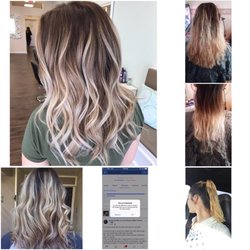 Susan's Mane Tamers - The biggest photo was what I had asked the stylist for  the 3 photos to the rt of that is what I received from the salon.