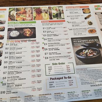 BCD Tofu House - Menu - Korean Near Me - Carrollton, Texas