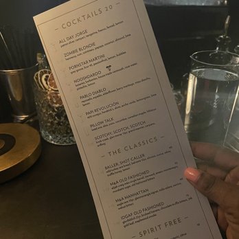 Maple & Ash - Bar drink menu - Steakhouses Near Me - Chicago, Illinois