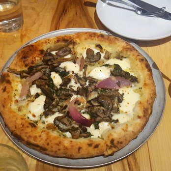 GIA MIA - Wheaton - Wild mushroom pizza,  for the white pizza lovers. - Italian Near Me - Wheaton, Illinois