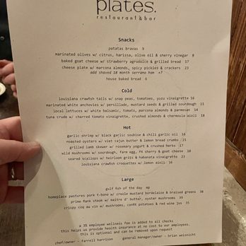 Plates Restaurant & Bar - Seafood Near Me - New Orleans, Louisiana Plates Restaurant & Bar - Seafood Near Me - New Orleans, Louisiana