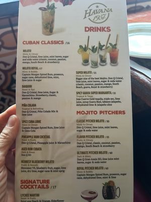 Menu photo 6 Havana 1957 Pembroke Pines, FL