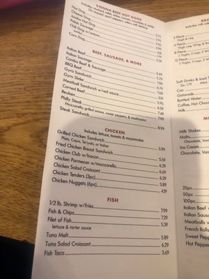 Menu photo 3 Steamers Winfield, IL