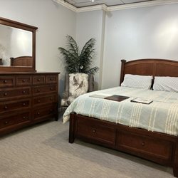 Solid wood bedroom