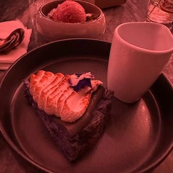 Rose's Garden Bar - Ube cheesecake - Burgers Near Me - Calabasas, California