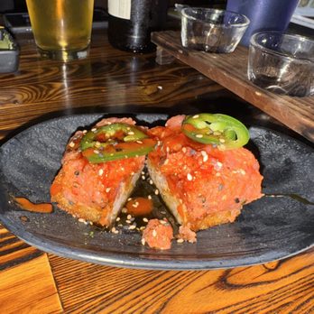 Umiya Sushi - Crispy Rice with Spicy Tuna - Japanese Near Me - Las Vegas, Nevada Umiya Sushi - Crispy Rice with Spicy Tuna - Japanese Near Me - Las Vegas, Nevada