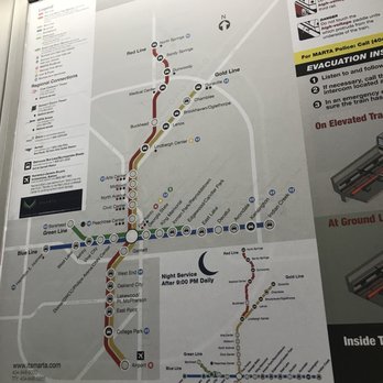 Marta - Airport Station - Train map. Airport is at the bottom - Public Transportation Near Me - Atlanta, Georgia Marta - Airport Station - Train map. Airport is at the bottom - Public Transportation Near Me - Atlanta, Georgia
