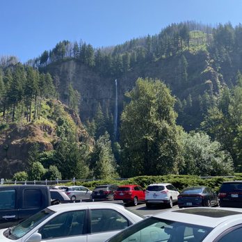 Multnomah Falls - View from the parking lot - Hiking Near Me - Bridal Veil, Oregon Multnomah Falls - View from the parking lot - Hiking Near Me - Bridal Veil, Oregon