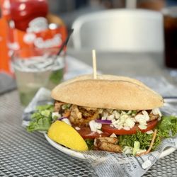 The Stray Dog Bar & Grill - Grilled Shrimp Po Boy 5/5