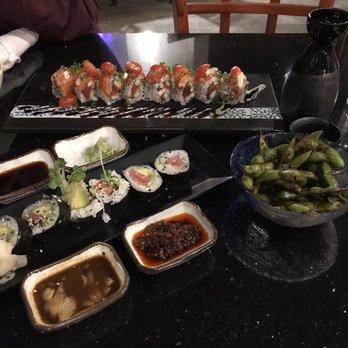 Tsukimi - Spicy garlic edamame was good. - Sushi Bars Near Me - Austin, Texas Tsukimi - Spicy garlic edamame was good. - Sushi Bars Near Me - Austin, Texas