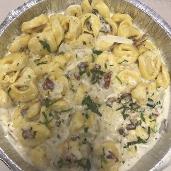 Est Est Est Pizza - Stuffed tortellini in a bacon creamy sauce! - Pizza Near Me - New Haven, Connecticut