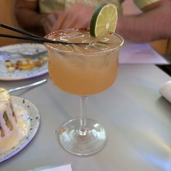 Celeste - Cocktail of the day - a spicy guava margarita! - Peruvian Near Me - Somerville, Massachusetts