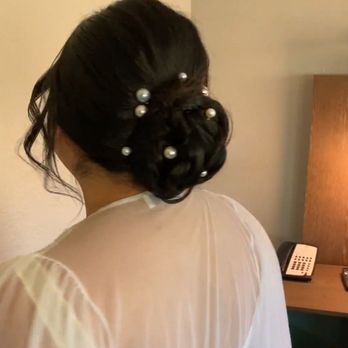 Brides By Lydia - Finished hair style - stayed put all night! - Makeup Artists Near Me
