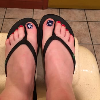 Avalon Nails - Flag nails! - Nail Salons Near Me - Elkridge, Maryland