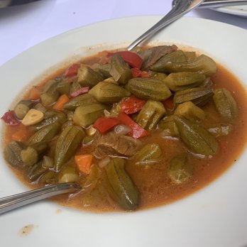 Turkuaz Restaurant - Baby Okra with Lamb - Turkish Near Me - New York, New York Turkuaz Restaurant - Baby Okra with Lamb - Turkish Near Me - New York, New York
