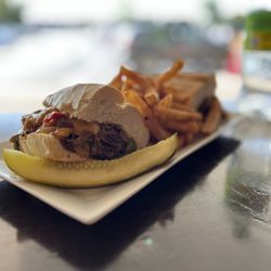 Sugar & Spice Cafe & Gourmet Catering - Philly Cheese with cheddar