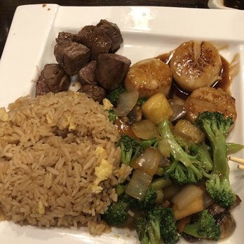 One Third Asian House - Hibachi lunch - scallops and steak. - Sushi Bars Near Me - Saint Johns, Florida One Third Asian House - Hibachi lunch - scallops and steak. - Sushi Bars Near Me - Saint Johns, Florida