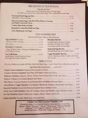 Menu photo 5 Old Susana Cafe Simi Valley, CA Menu photo 5 Old Susana Cafe Simi Valley, CA