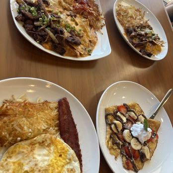 Loaded Cafe - crepas y Asada Chilaquiles Plate - Breakfast & Brunch Near Me - Santa Ana, California Loaded Cafe - crepas y Asada Chilaquiles Plate - Breakfast & Brunch Near Me - Santa Ana, California