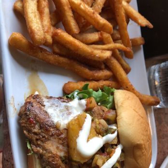 RJ Cinema Distillery & Taproom - Island chicken burger - Cinema Near Me - Cincinnati, Ohio RJ Cinema Distillery & Taproom - Island chicken burger - Cinema Near Me - Cincinnati, Ohio
