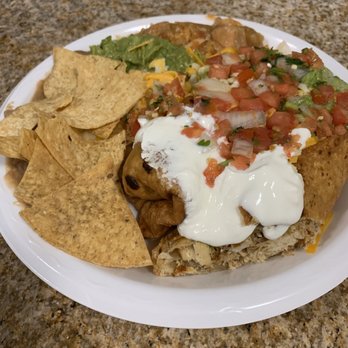 Pepe's - Flautas plate combination #19. The flautas are the size of a chimichanga! - Mexican Near Me - Fullerton, California Pepe's - Flautas plate combination #19. The flautas are the size of a chimichanga! - Mexican Near Me - Fullerton, California