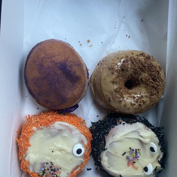 Dough - Cafe au Lait Doughnut Nutella Filled - Desserts Near Me - New York, New York Dough - Cafe au Lait Doughnut Nutella Filled - Desserts Near Me - New York, New York