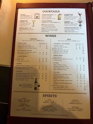Menu photo 3 Maggiano's Little Italy Costa Mesa, CA Menu photo 3 Maggiano's Little Italy Costa Mesa, CA