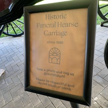 West Laurel Hill Cemetery - Hearse sign - Funeral Services & Cemeteries Near Me - Bala Cynwyd, Pennsylvania