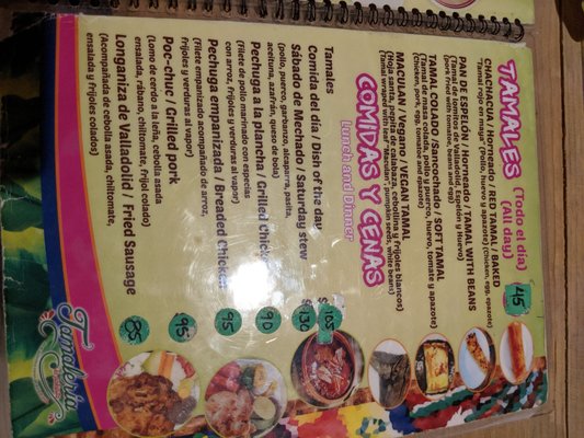 Menu photo 4 La Tamalería Valladolid, YUC Menu photo 4 La Tamalería Valladolid, YUC