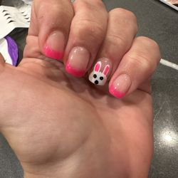 Just asked for some funny easter sticker and she was soo happy to paint it :)