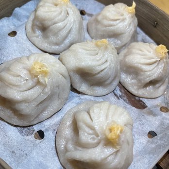 Baodega - Crab Roe Soup Dumplings (6 pcs) - Dim Sum Near Me - New York, New York Baodega - Crab Roe Soup Dumplings (6 pcs) - Dim Sum Near Me - New York, New York