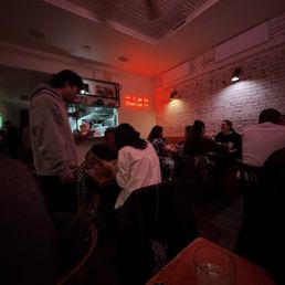 Small, intimate interior
