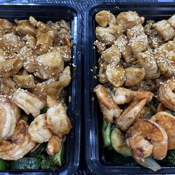 Buddha's Teppanyaki Grill - two trays of food - Teppanyaki Near Me - Phoenix, Arizona