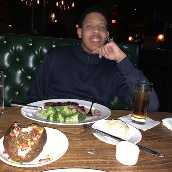 Prime Table - Baked potato, steak, and broccoli. - Steakhouses Near Me - Stockton, California
