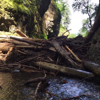 Oneonta Falls - Log jam. - Parks Near Me - Corbett, Oregon Oneonta Falls - Log jam. - Parks Near Me - Corbett, Oregon