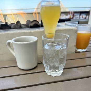 Dorn's Original Breakers Cafe - Fire pit table for breakfast with view of the rock! Crème brûlée French toast and eggs benny (weekends only) on the way - Seafood Near Me - Morro Bay, California Dorn's Original Breakers Cafe - Fire pit table for breakfast with view of the rock! Crème brûlée French toast and eggs benny (weekends only) on the way - Seafood Near Me - Morro Bay, California