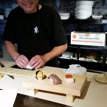 Kuma Sushi - Nogi was super friendly! I love watching him work. He creates beautiful delicious fishy works of art. - Sushi Bars Near Me - Los Osos, California