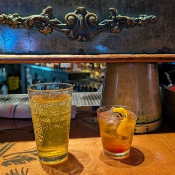 The Grackle - Pineapple Cider and Old Fashioned on tap - Dive Bars Near Me - Austin, Texas