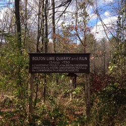 Bolton Lime Kiln and Quarry - Sign welcoming you in