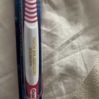Tooth Spa Dentistry - Free toothbrush from my cleaning - General Dentistry Near Me - Lincoln, California