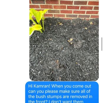 Sophia Landscaping and Tree Services - Text messages between my myself, my spouse, and Kamran - Landscaping Near Me Sophia Landscaping and Tree Services - Text messages between my myself, my spouse, and Kamran - Landscaping Near Me