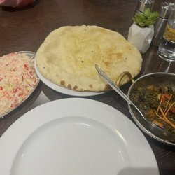 Aroma Indian Dining - Saag paneer, peshwari naan